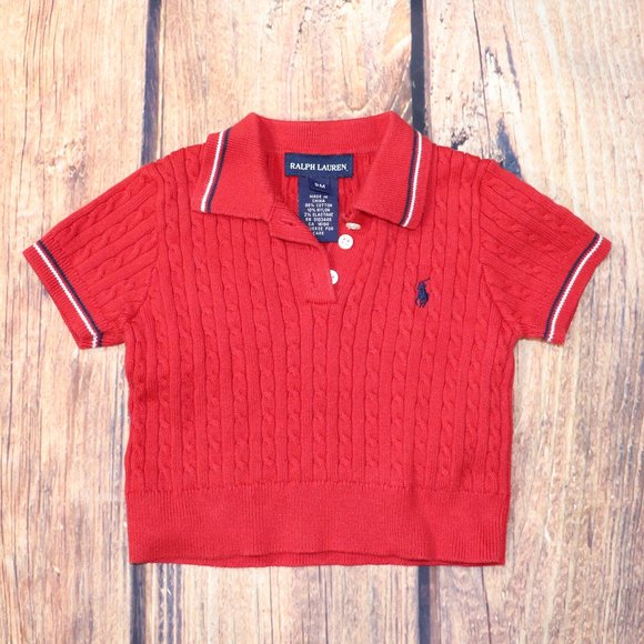 RALPH LAUREN INFANT CHILD BOY GIRL CABLE-KNIT - Picture 1 of 5